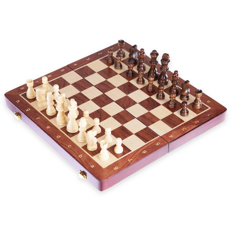 

Шахматы настольная игра ZOOCEN X3118 35x35 см дерево