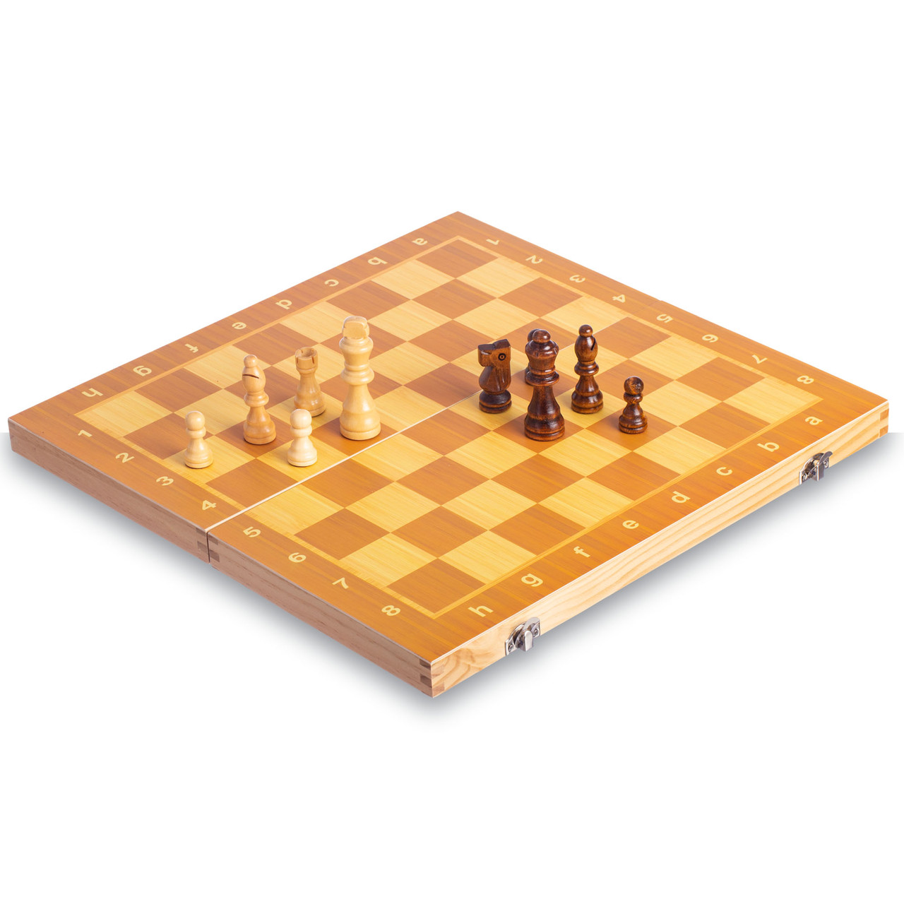 

Деревянные шахматы настольная игра на магнитах W6704 39x39 см