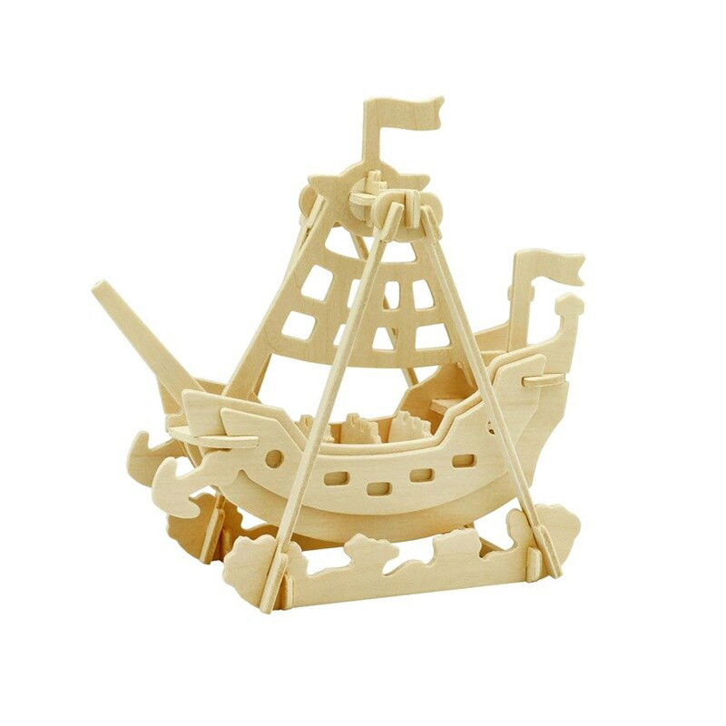 

Деревянный 3D конструктор Robotime JP264 Лодка-качели (F_5831-19311)
