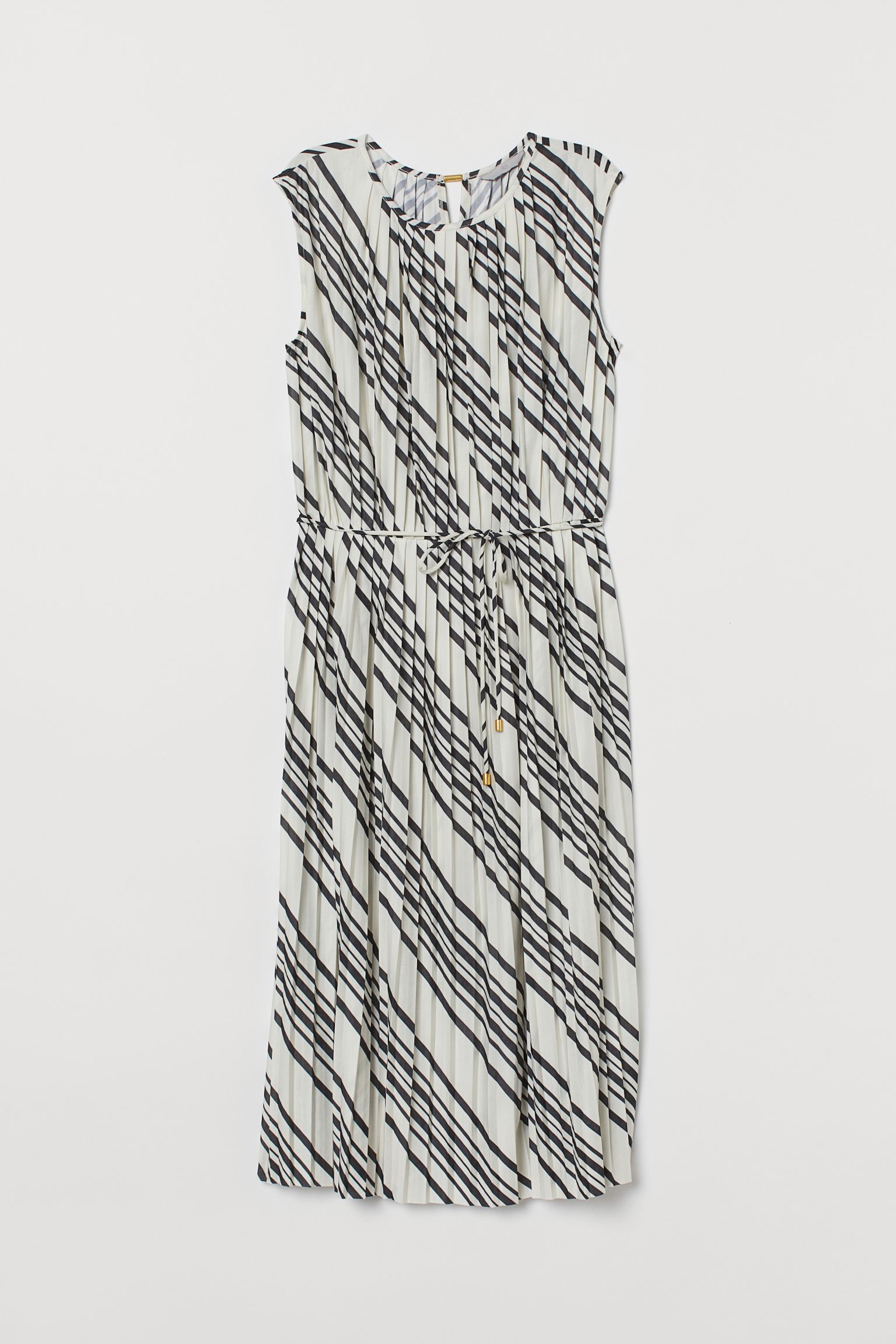 

Платье H&M  белый полоска 5046464901, Платье H&M L белый полоска 5046464901