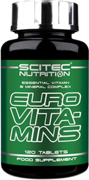 

Витаминно-минеральный комплекс Scitec Nutrition Euro vita–mins 120 tablets (728633108831)