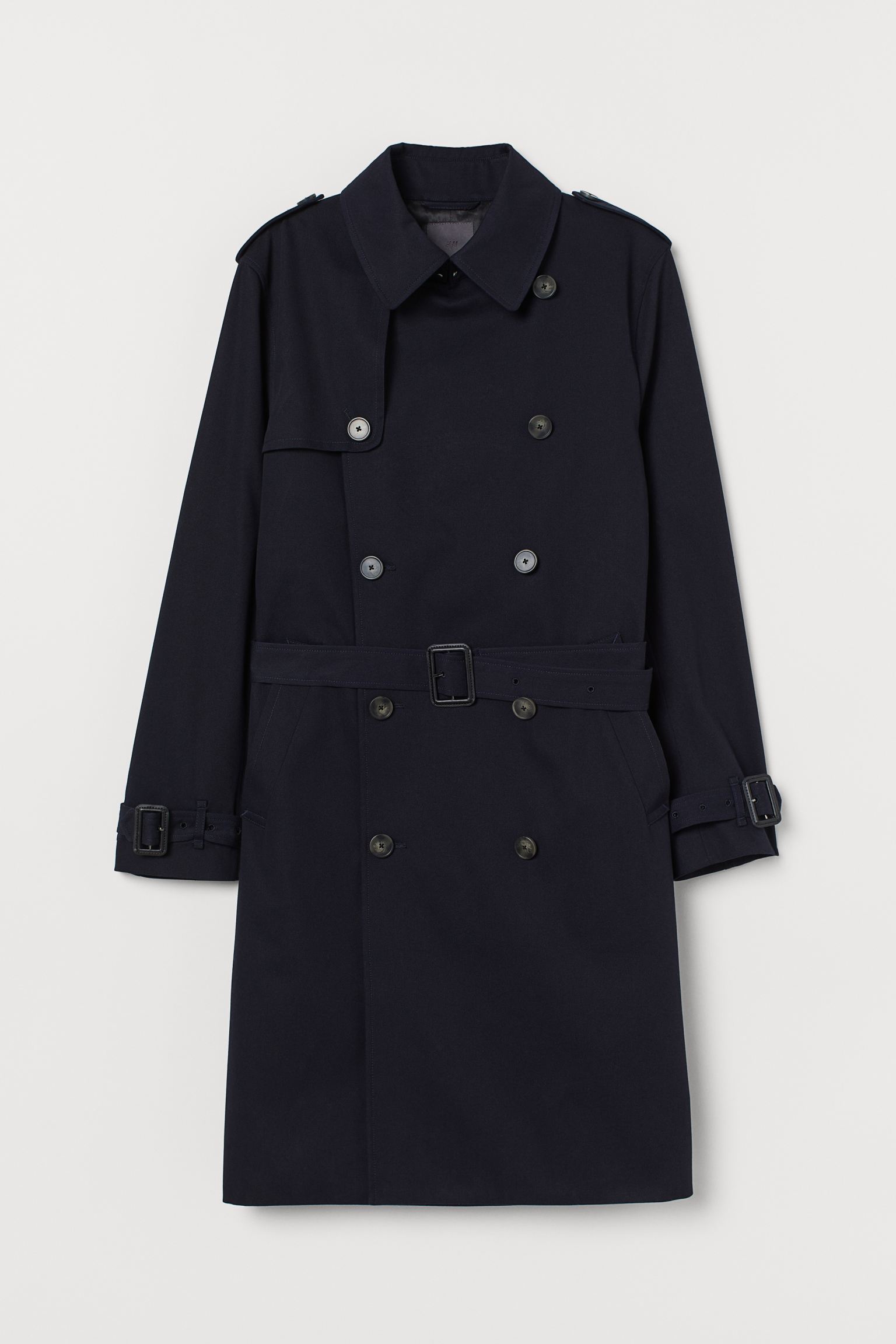 

Плащ H&M 44 темно синий 3077556290
