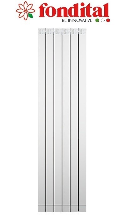 

Алюминиевый радиатор FONDITAL GARDA Dual Aleternum 1600/80 1666/80/88мм 1секция Белый