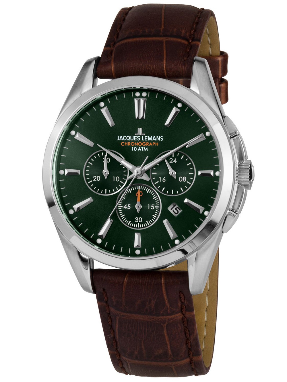 

Часы Jacques Lemans 1-1945C Derby Chronograph 42mm 10ATM