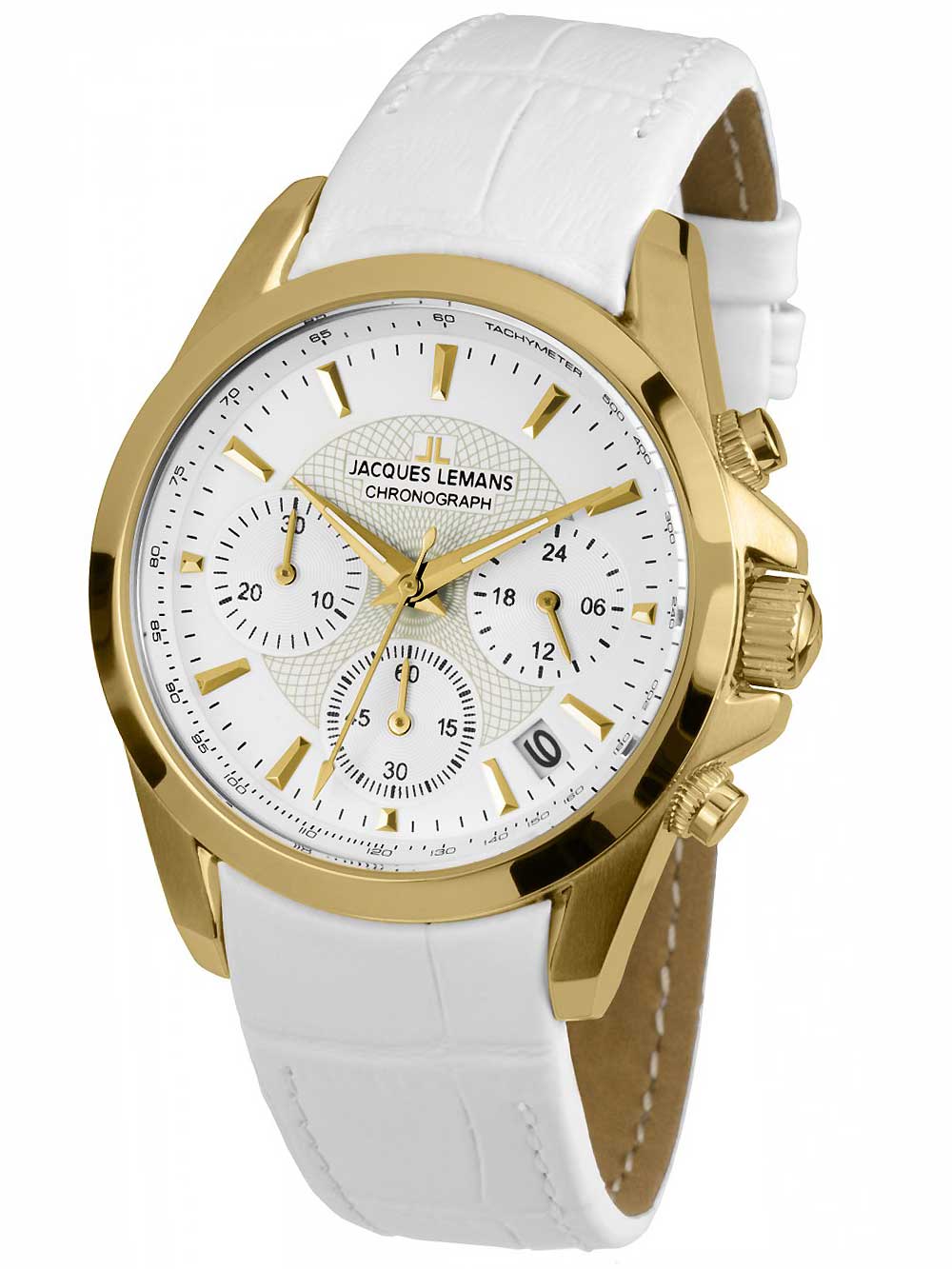 

Часы Jacques Lemans 1-1752D Liverpool Chronograph Damen 36mm 10ATM