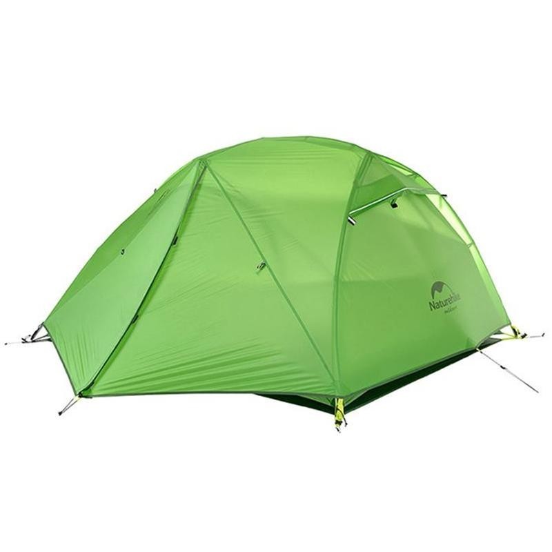 

Двухместная палатка Naturehike Star River 2 нейлон 20D (зеленый)