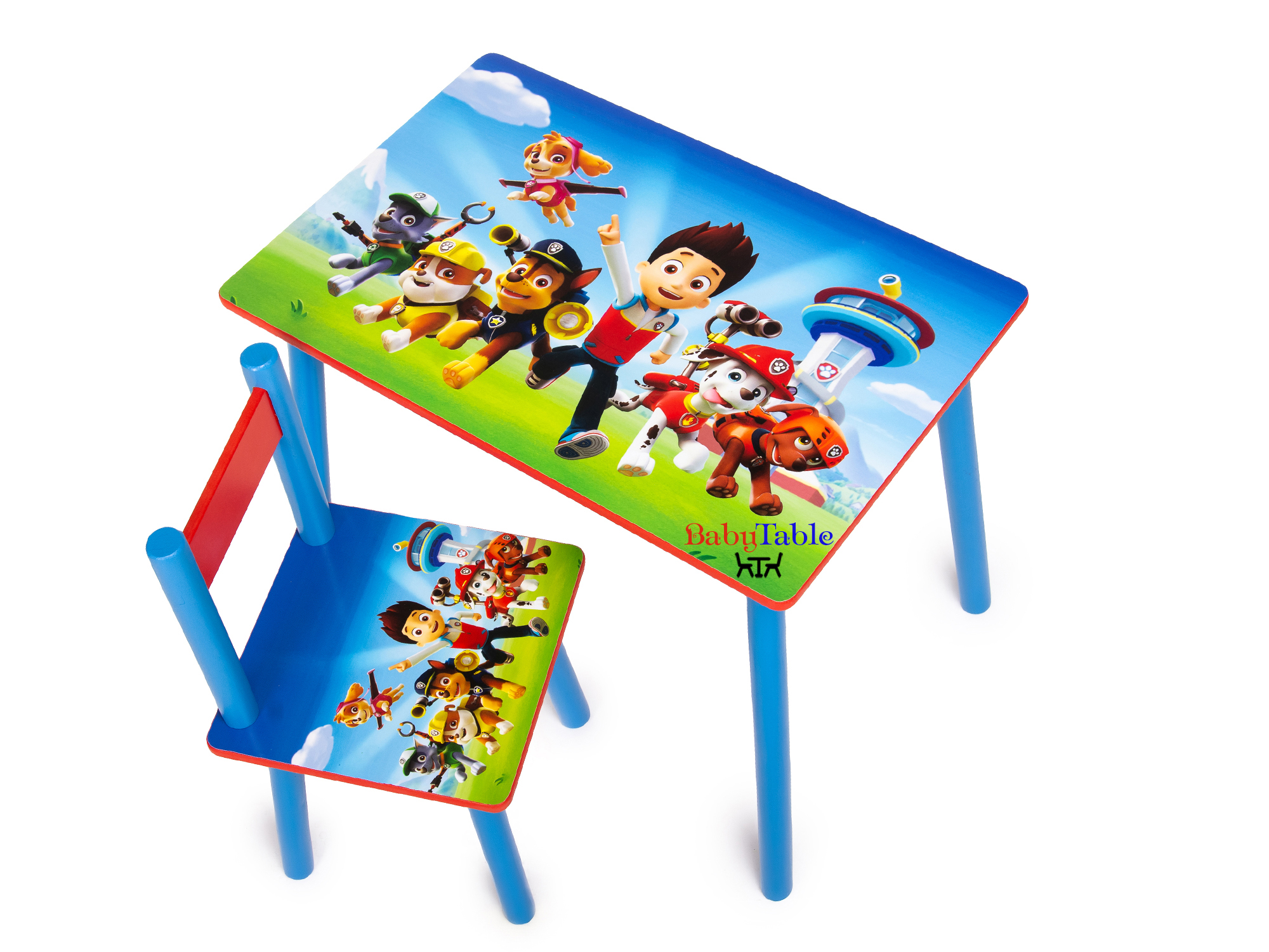 

Детский столик BabyTable Щенячий патруль с 1 стульчиком А