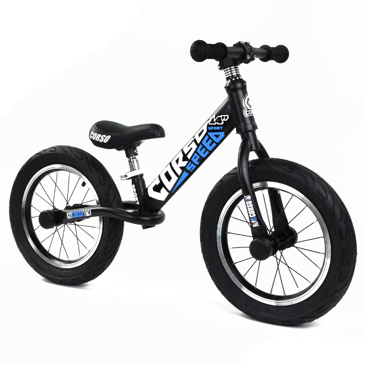 

Беговел CORSO Speed Sport 32839 14" Черно-синий