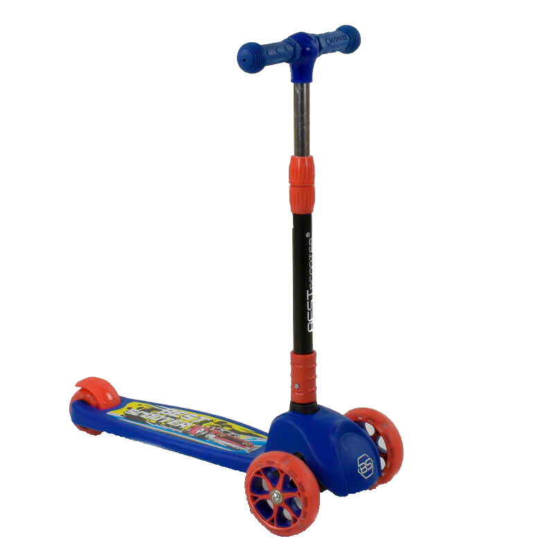 

Самокат трехколесный 27043 Best Scooter, СИНИЙ, СВЕТ КОЛЕС И ДИСКОВ, колёса PU, СКЛАДНОЙ РУЛЬ, в коробке