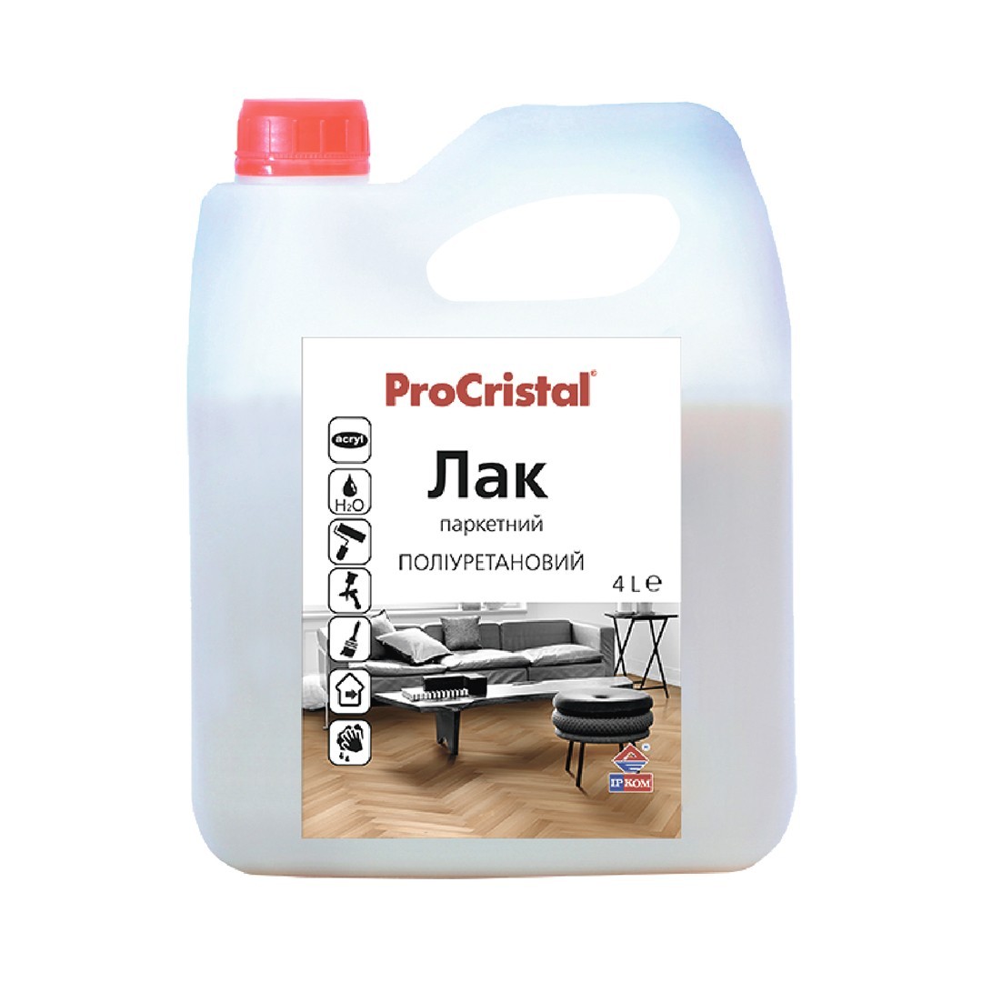 

Лак паркетный полиуритановый Ирком ProCristal Lacquer Panel IР-16 полуматовый 4 л
