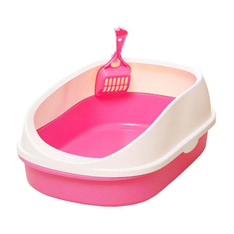 

Туалет-лоток для кошек Taotaopets 224405 Pink с лопаткой 56*38*22см (F_5419-17753)