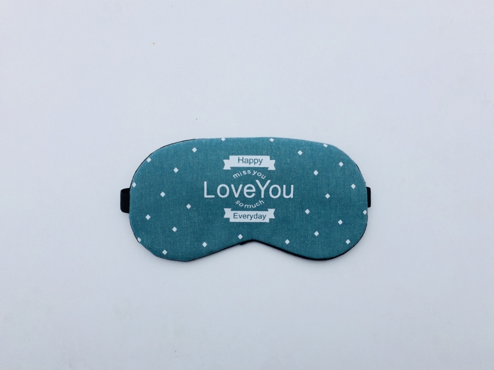 

Маска для сна Kronos Love You Green