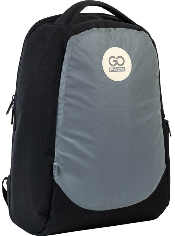 

Рюкзак шкільний GoPack GO21-169L-2 чорний, сірий