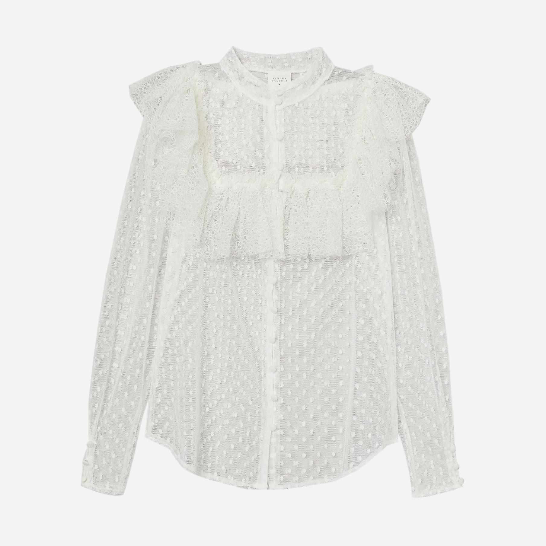 

Блузка H&M Sandra Mansour 9042442sdm 42 Белая