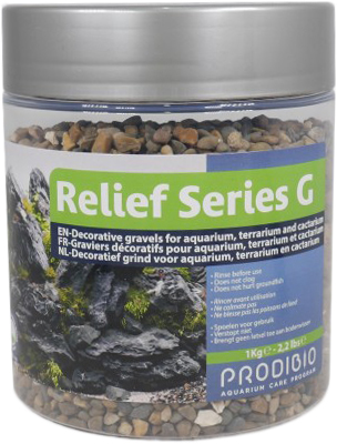 

Декоративный гравий Prodibio Relief Series G02 3-7 мм 1 л Small mix
