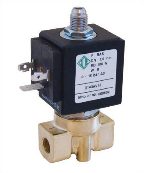 

Электромагнитный клапан ODE 31A2AV15 NC, G 1/4, t= - 10 + 140 °С, (Pmin 0 - Pmax 15 bar), для воды до 90°С, воздух с маслом, бензин, дизтопливо, нефтепродукты