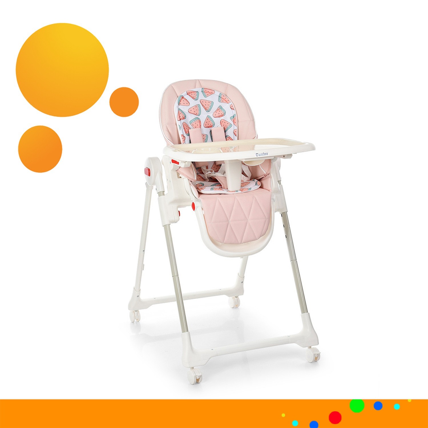 

Детский стульчик для кормления El Camino CRYSTAL ME 1037 Watermelon Pink Розовый (ME 1037 Watermelon Pink)