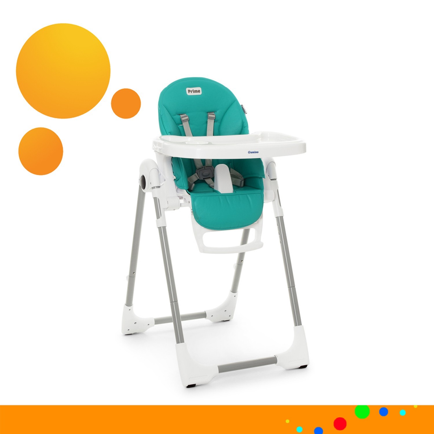 

Детский стульчик для кормления El Camino PRIME ME 1038 Ocean Бирюзовый (ME 1038 Ocean)