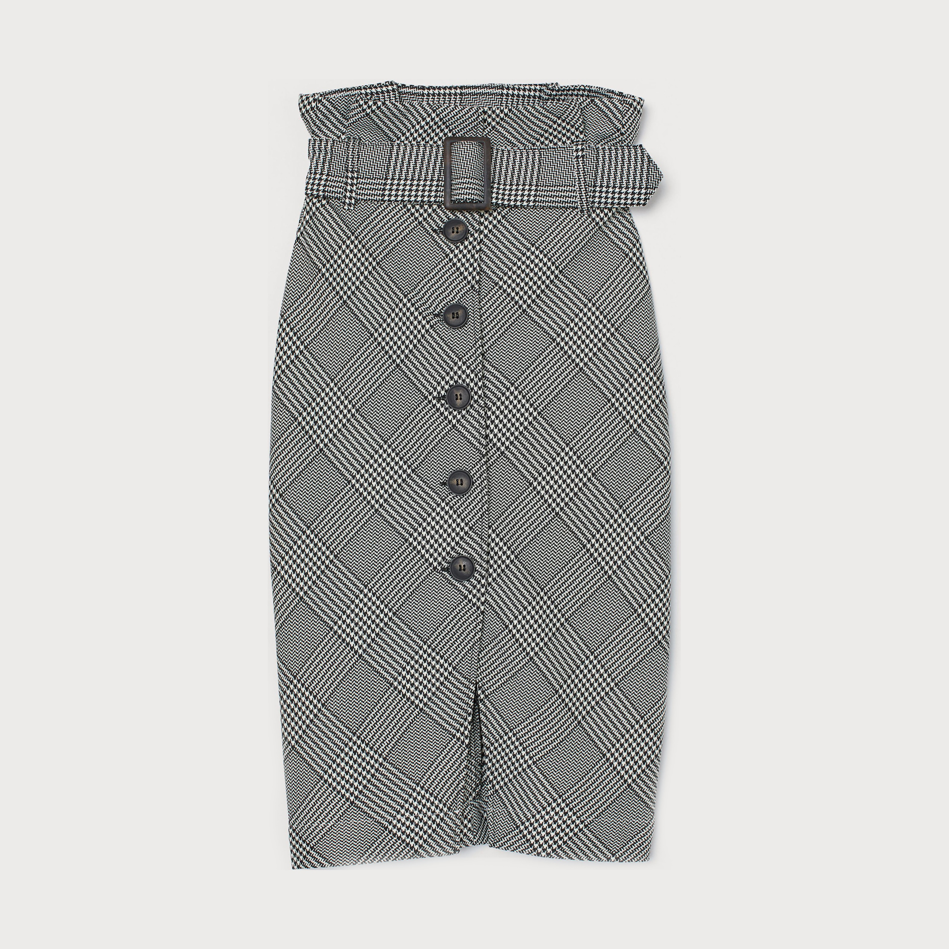 

Юбка H&M 7644150RP5  Черная с белым, Юбка H&M 7644150RP5 38 Черная с белым
