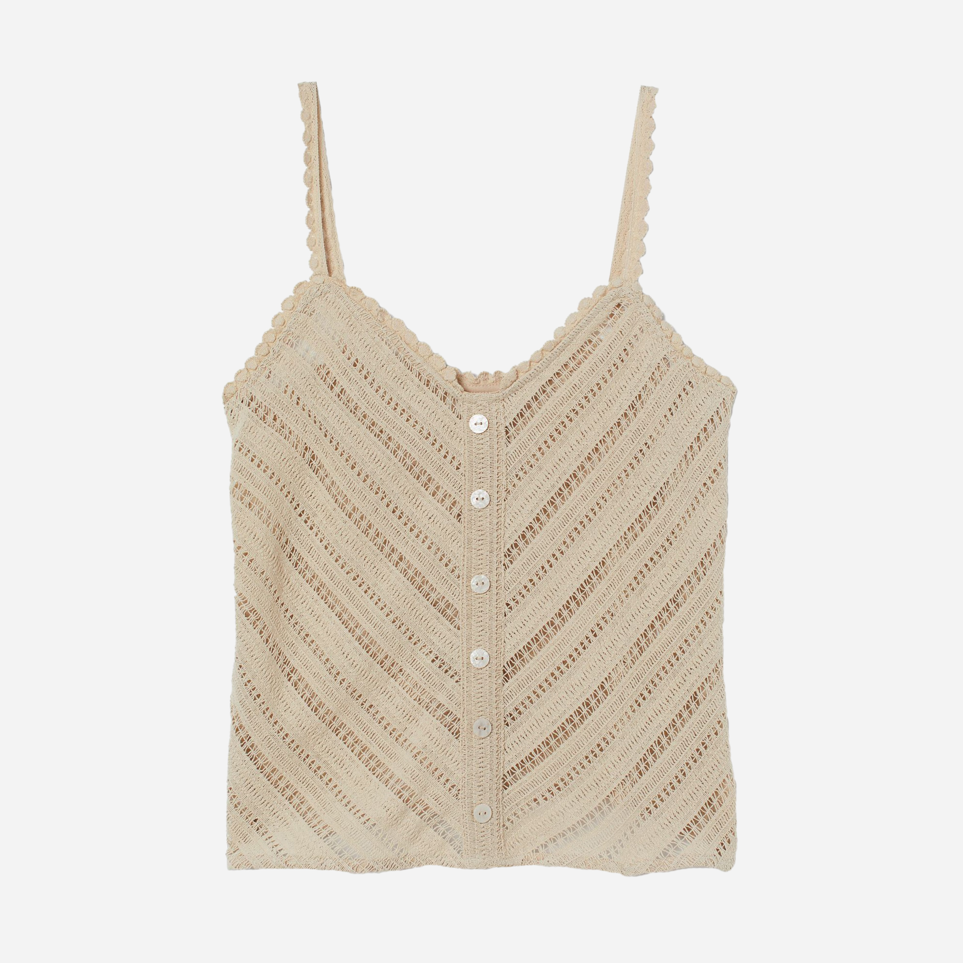 

Топ H&M 8324791sm XL Светло-бежевый