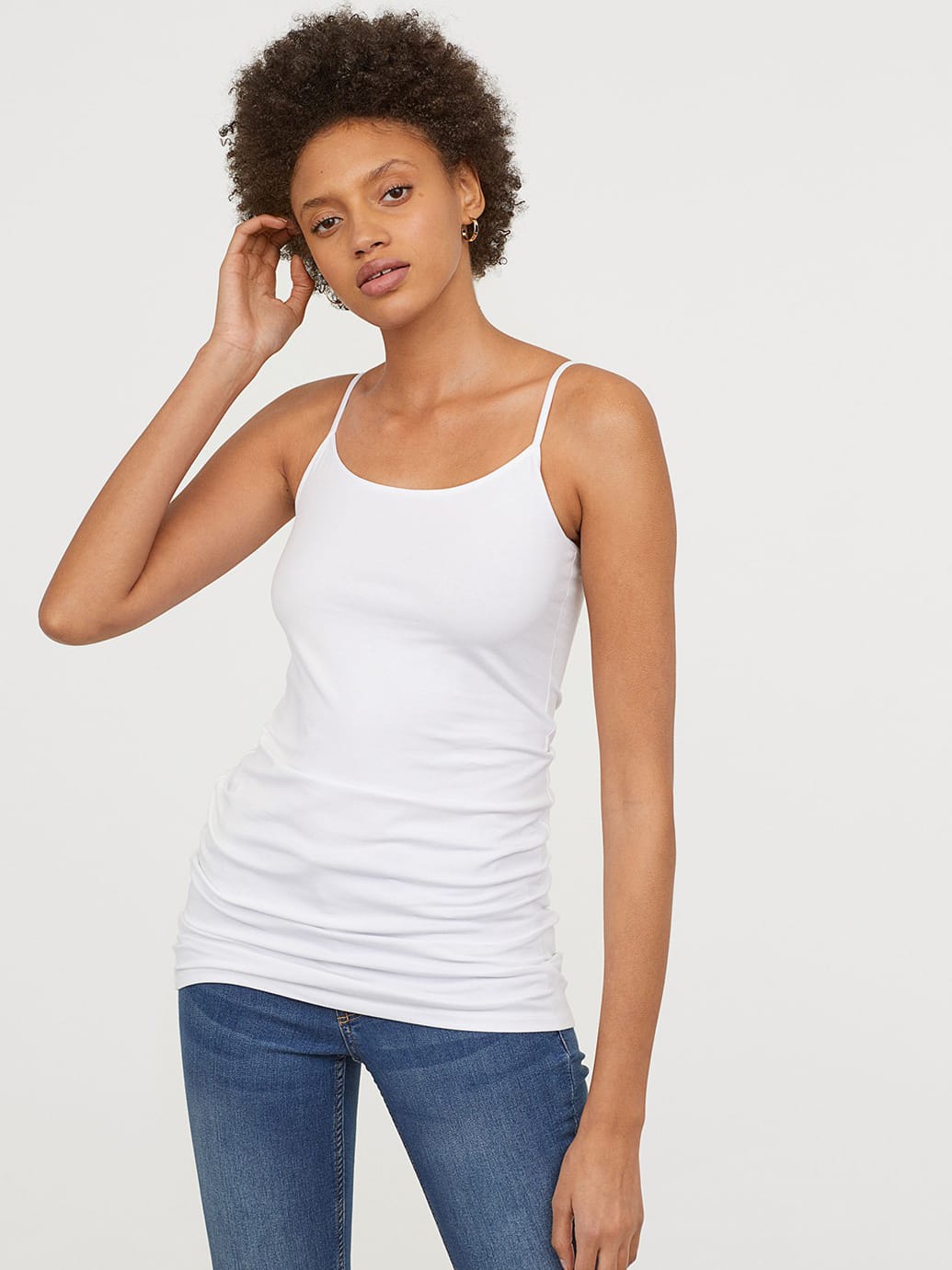 

Топ H& 0355569_бел_01  Белый, Топ H&M 0355569_бел_01 M Белый