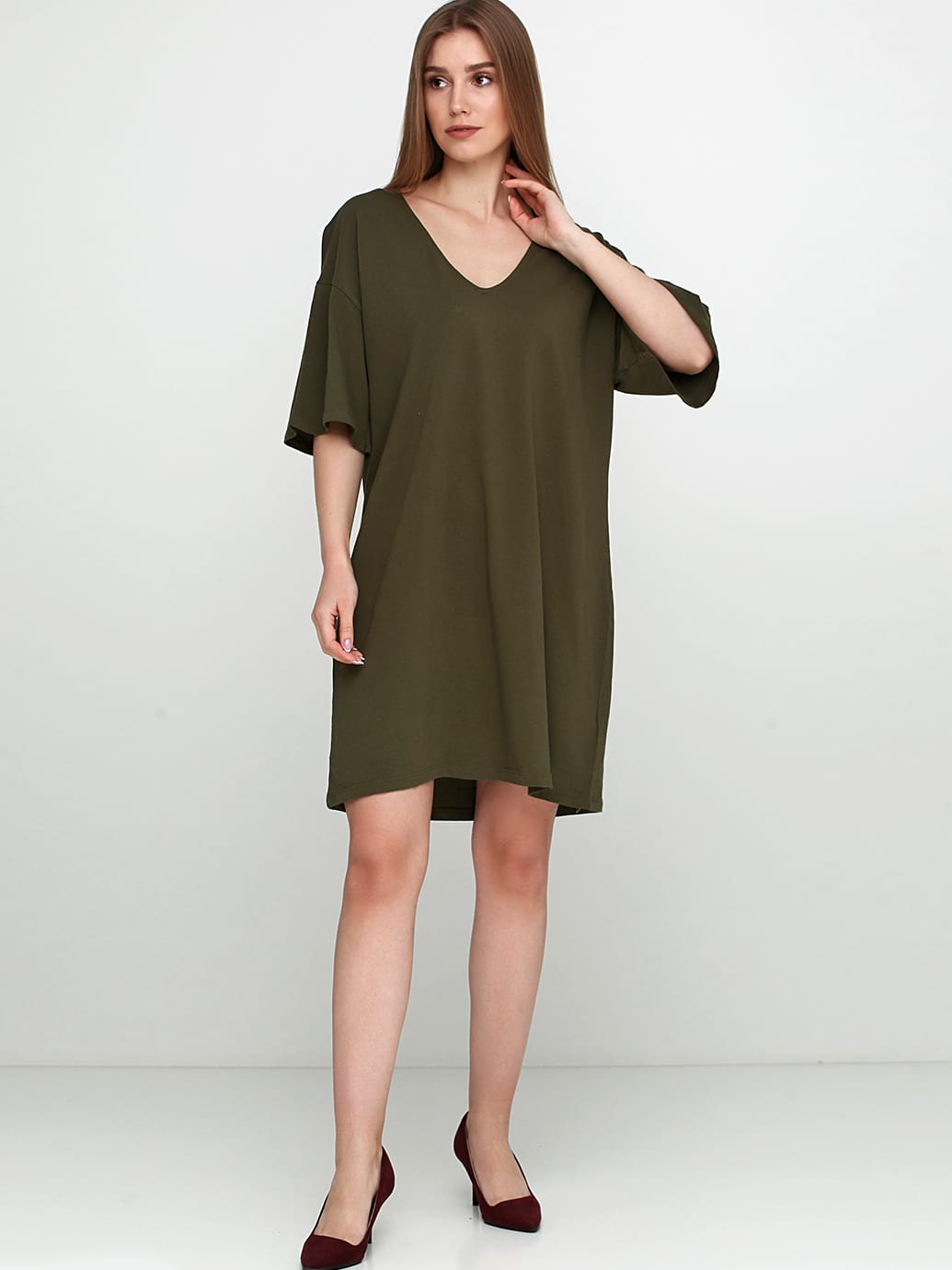 

Туника H&M 0624556_01  Хаки, Туника H&M 0624556_01 S Хаки
