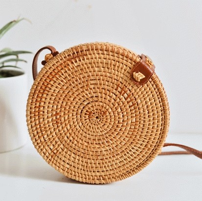 

Сумка женская соломенная круглая Bali bag