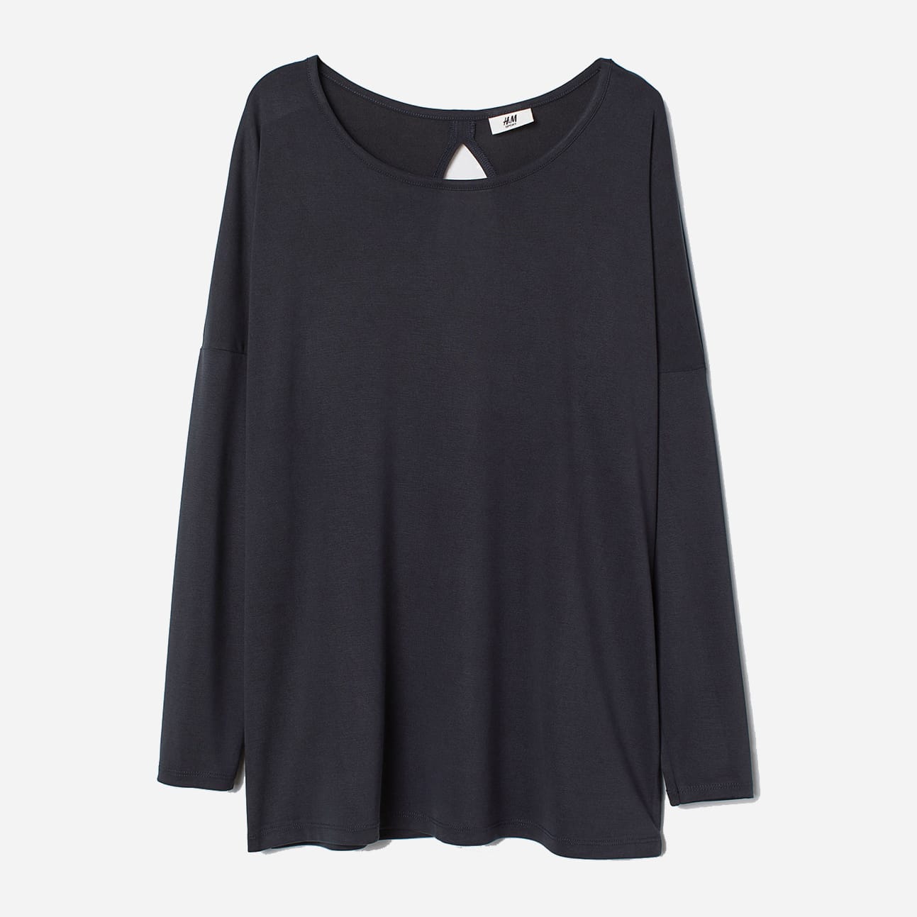 

Лонгслив H&M 0704771_02  Темно-синий, Лонгслив H&M 0704771_02 L Темно-синий