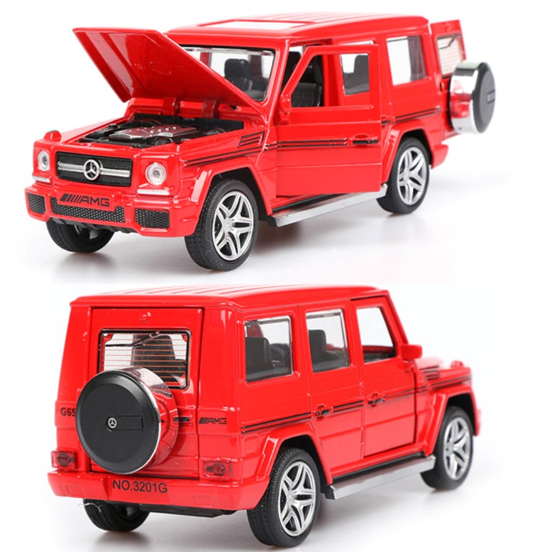 

Модель автомобиля из сплава Mercedes-Benz G65 внедорожник 1:32 красный