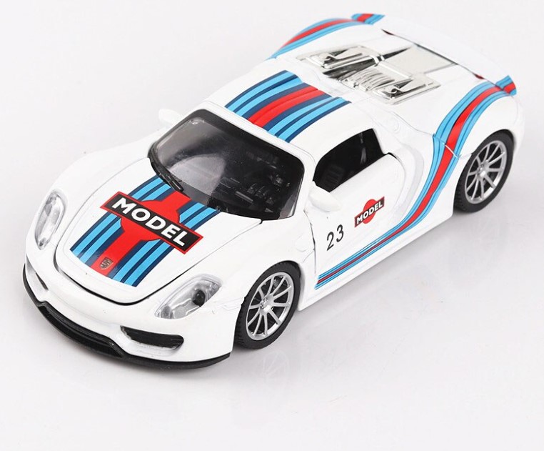 

Гоночная модель автомобиля из сплава Porsche Martini Racing Alloy 1:32 №23