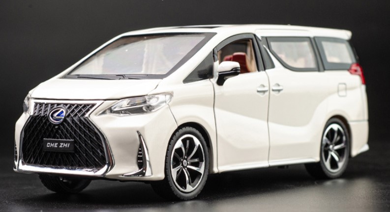 

Внедорожник Lexus LM300H 1:24 игрушечный автомобиль белого цвета