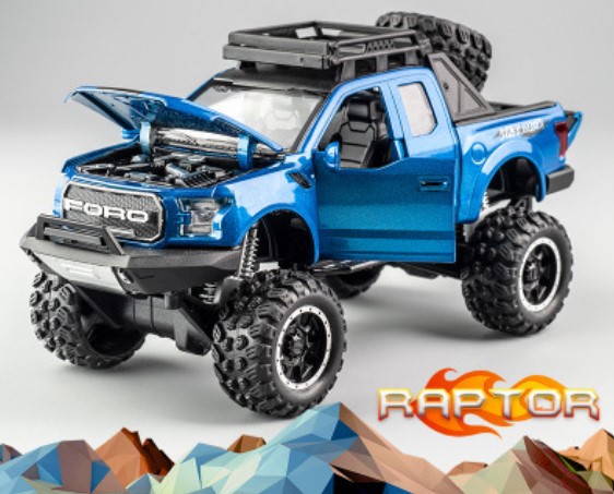 

Внедорожник Ford Raptor F150 1:32 детская игрушечная машина синяя