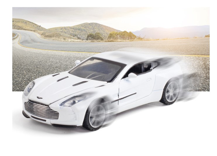 

Модель автомобиля из сплава Aston Martin One-77 1:32 белый