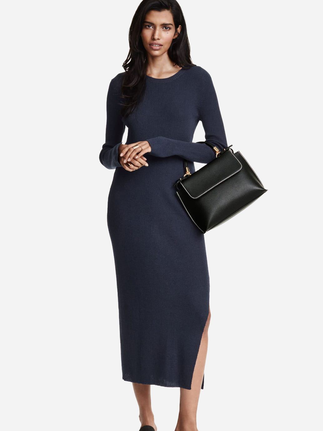 

Платье H&M 0382469_01 S Темно-синее