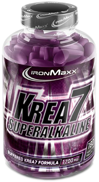 

Креатин IronMaxx Krea 7 Superalkaline 90 таблеток (4260426832463)