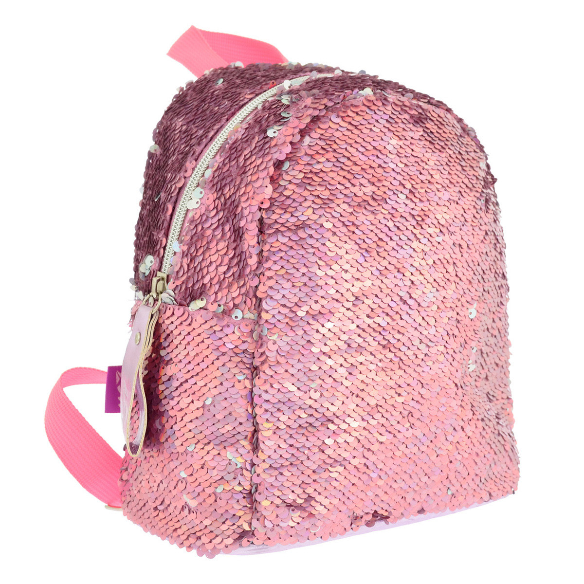 

Рюкзак городской YES з пайетками GS-02 Pink