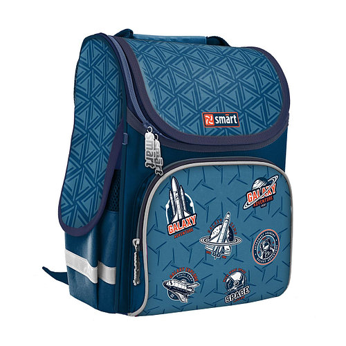 

Рюкзак шкільний каркасний SMART PG-11 Galactic, синій (557039)