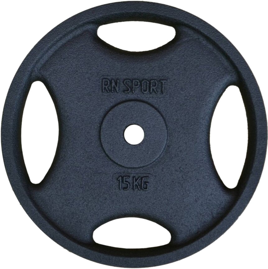 

Блин (диск) RN-Sport 15 кг для штанги с Quatro хватом под гриф Ø25мм (RN_quatro 15-27)