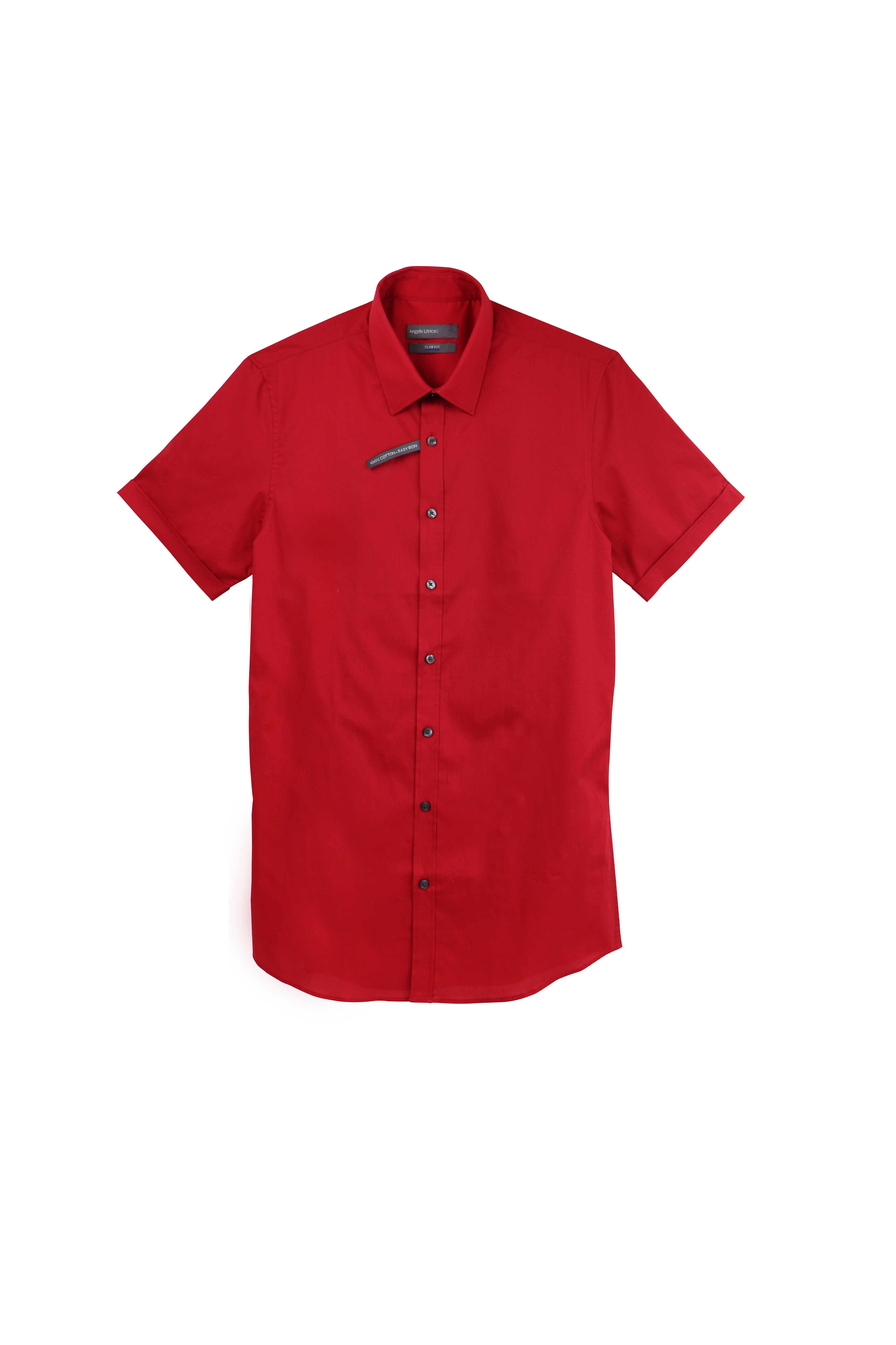 

Рубашка с коротким рукавом SLIM FIT C&A (/) красный WE-550238, Рубашка с коротким рукавом SLIM FIT C&A S(37/38) красный WE-550238