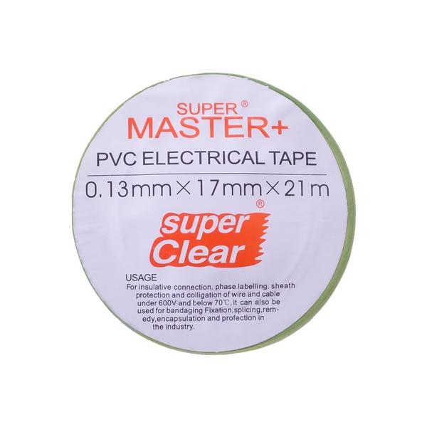 

Лента изоляционная Super Clear 21 м x 17 x 0.13 мм желто-зеленая (i11)