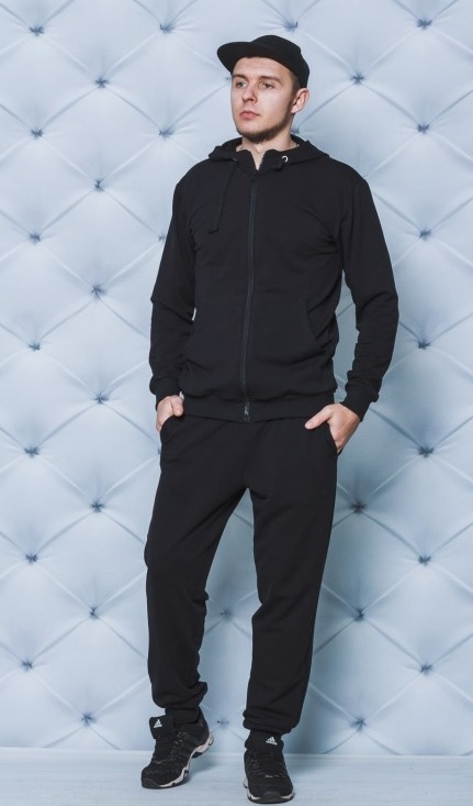 

Fashions • Мужской спортивный костюм Griffin Fashions 48-50 черный (02339-ве)