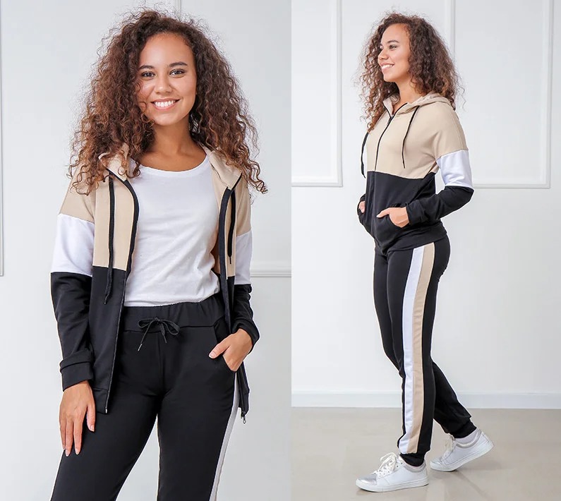 

Fashions • Костюм спортивный Georgia Fashions 42-44 бежевый (780-фг)