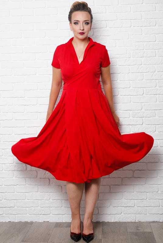 

Fashions • Платье Бритни Fashions  красный Р662-бр-лб, Fashions • Платье Бритни Fashions 54 красный Р662-бр-лб