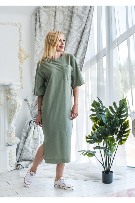 

Fashions • Платье Филиппа Fashions 52-54 оливковый (02435-ве)