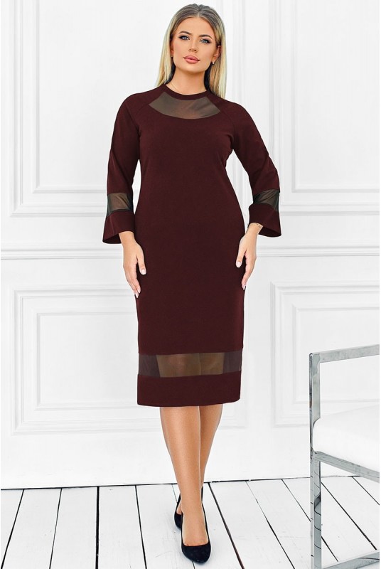 

Fashions • Платье Clarissa Fashions  бордовый (782-бр-лб, Fashions • Платье Clarissa Fashions 56 бордовый (782-бр-лб)