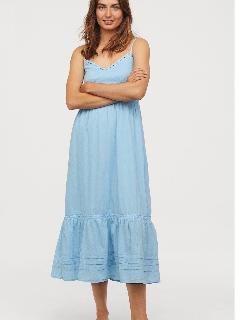 

Платье H&M 0752486-0 46 Голубое (СА2000001852057)