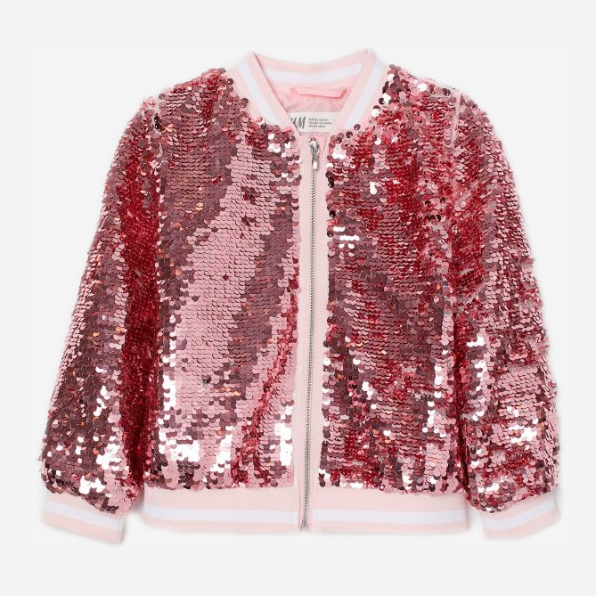 

Бомбер H&M 060800896 134 см Розовый