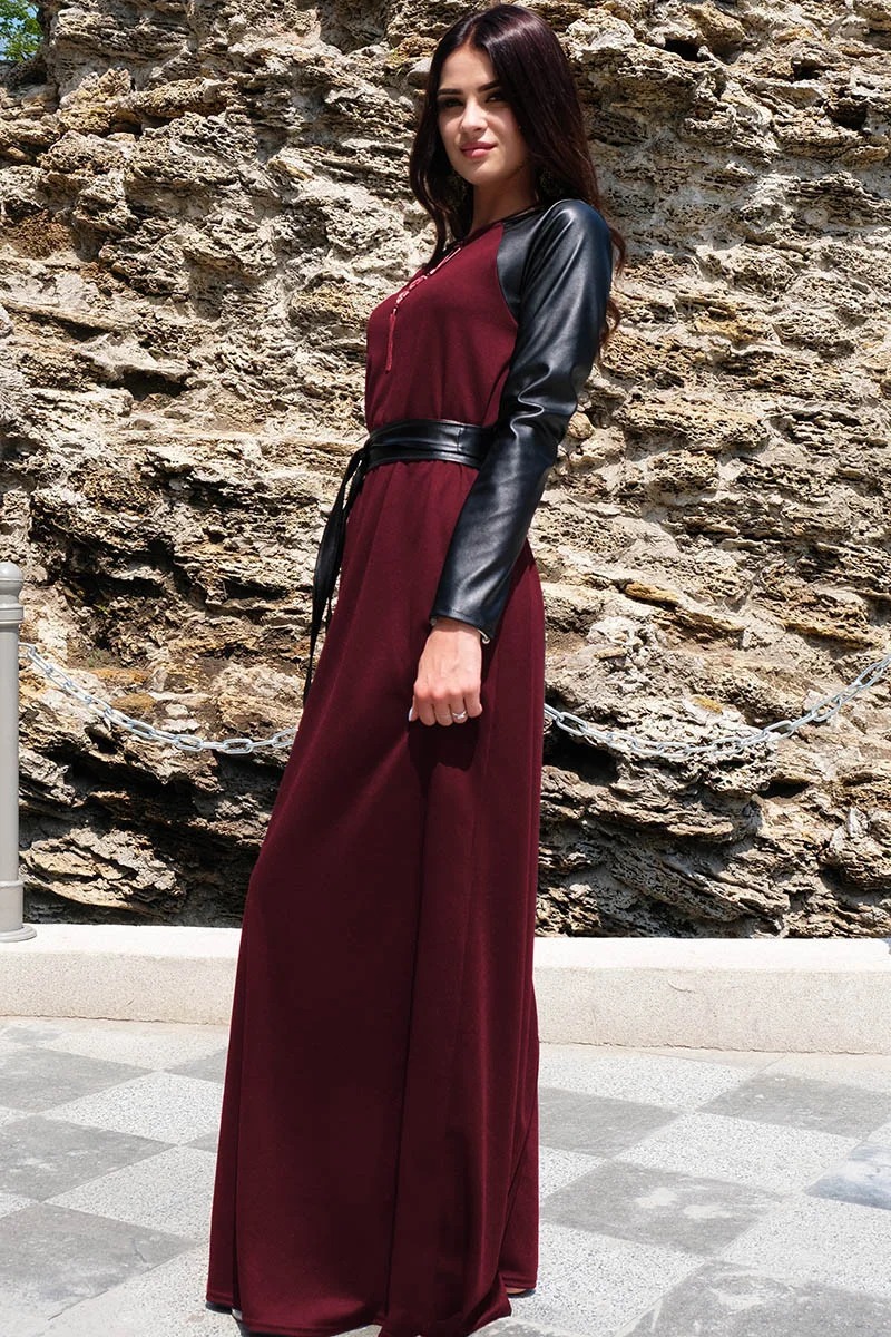 

Fashions • Платье Габриэлла Fashions  бордовый (Р206-лб, Fashions • Платье Габриэлла Fashions 48 бордовый (Р206-лб)