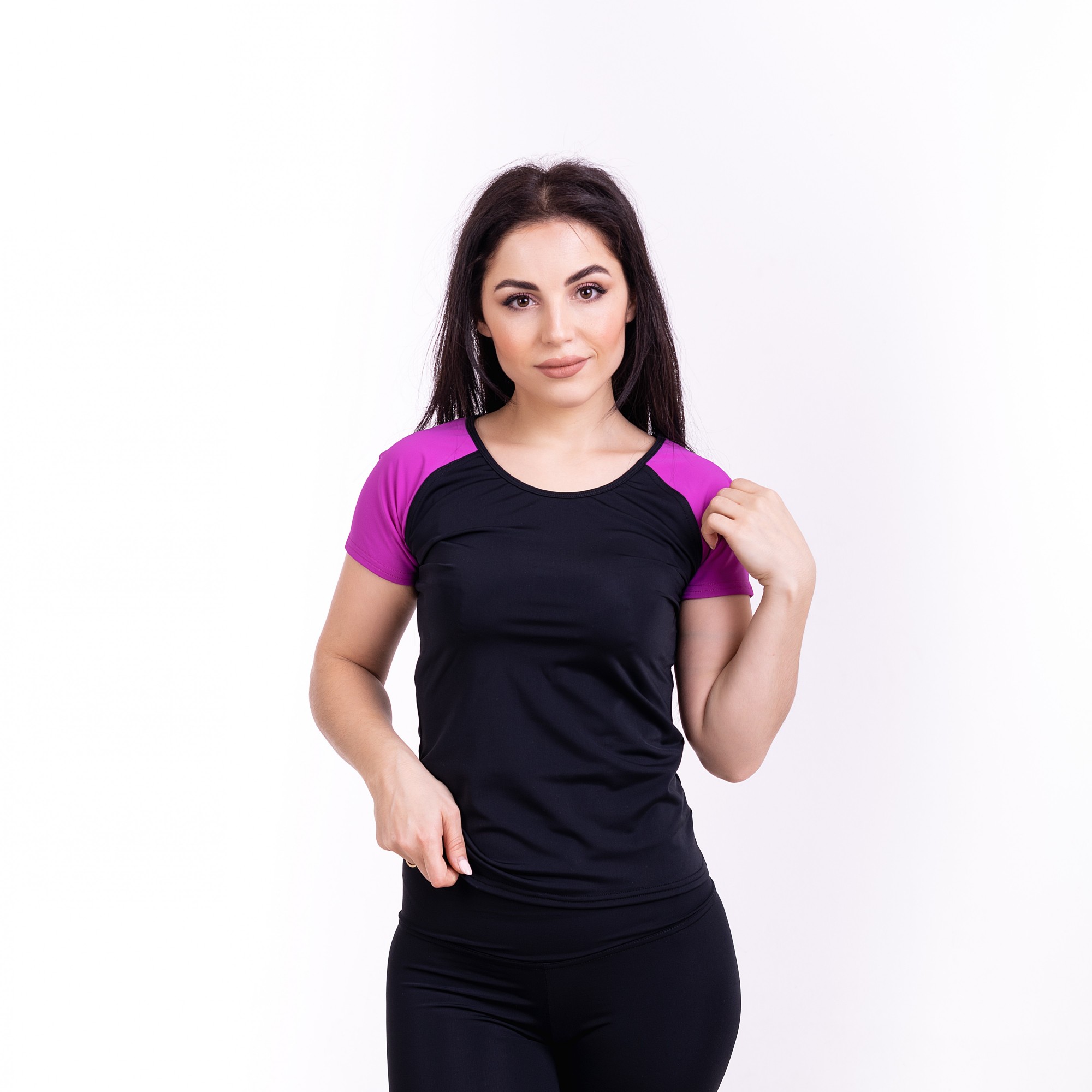 

Футболка FitU спортивная женская Reglan rose малина L