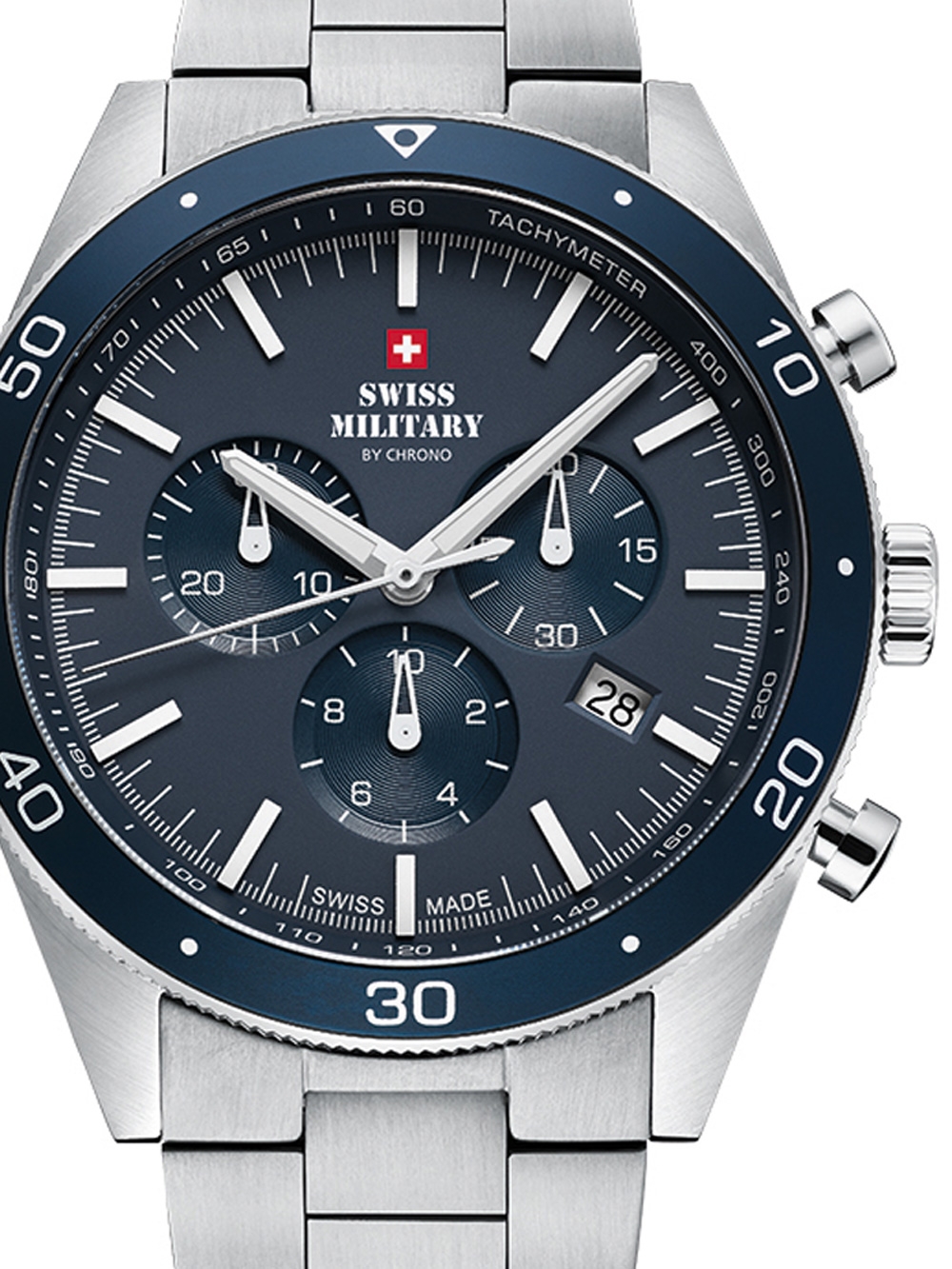 

Часы Swiss Military SM34079.02 Chronograph 43mm 10ATM